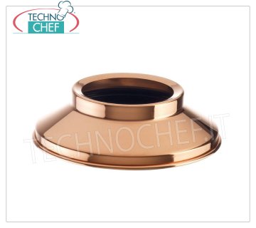 Techochef - ZABAIONE CASSEROLE BASE in tin-plated COPPER internally Copper eggnog casserole base, tin-plated interior, Series 15400, diameter 80 mm, height 45 mm.