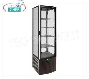 FRIDGE Display Cabinet for DRINKS, 1 Door, Ventilated, Temp.+2°/+8°C, lt.280, Class C, mod.G-LSC280B