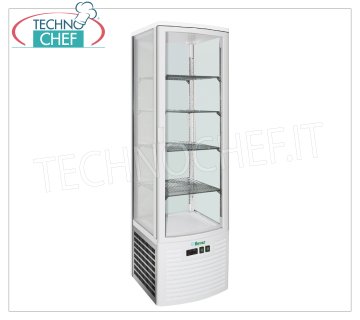 Technochef - FRIDGE Display Cabinet for DRINKS, 1 Door, Ventilated, Temp.+2°/+8°C, lt.280, Class C, Mod.G-LSC280