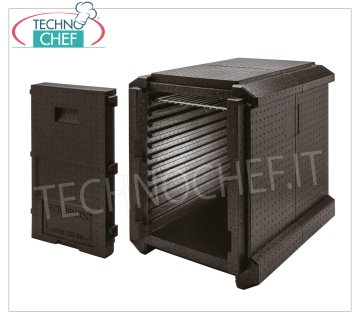 ISOTHERMAL CONTAINER in POLYPROPYLENE, PORTER GN 1/1, dim.mm.650x500x610h