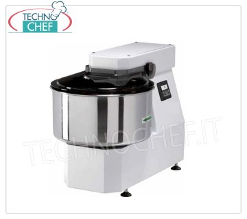 Fimar - 16 Kg Spiral Mixer, LIGHT Line, mod.20LN 16 Kg Spiral Mixer with 20 liter bowl, LIGHT LN line, suitable for soft dough, THREE-PHASE, V. 400/3, kw 0.55, weight 57 kg, dim.mm.380x653x652h