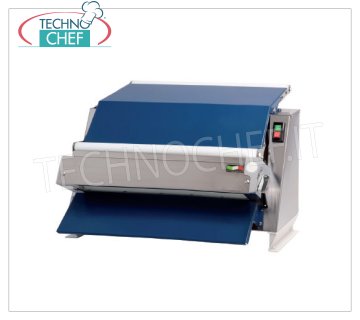 Professional pastry dough sheeter with 30 cm rolls, Mod. 2300 / MC30 Stainless steel sheeter with 1 pair of rollers 30 cm long, suitable for sugar pastes, almond paste and plastic chocolate, V.230 / 1, Kw.0.37, Weight 22 Kg, dim.mm.420x480x420h