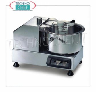 SIRMAN - Cutter with 3.3 liter tank, in 3 versions STAINLESS STEEL TABLE CUTTER, 3.3 lt tank capacity, V.230 / 1, Kw.0.35, Weight 11 Kg, dim.mm.365x305x255h