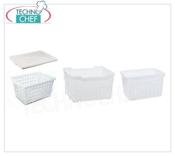 Stackable baskets and containers Stackable basket for strong transport, GIGANPLAST, Cm.60x50x36