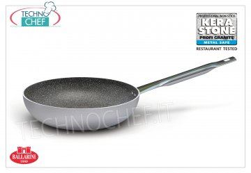 Ballarini - HIGH COUNTERSUNK PAN `` TO JUMP '' in NON-STICK Aluminum, Professional FLARED HIGH `` JUMP '' PAN 1 handle, with HIGH QUALITY KERA STONE-PROFI GRANITE professional NON-STICK coating, SERIES 2800, in ALUMINUM alloy, diameter mm.240, height mm.70