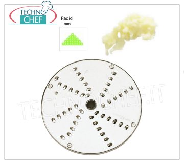 Root cutter for grating roots 1 mm Root granulator disc Ø 1 mm