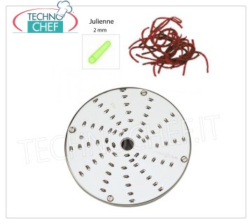 Julienne vegetable cutter disc 2 mm Julienne cutting disc with a thickness of 2 mm