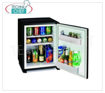 Technochef - Frigor Minibar for hotel room, capacity 30 lt, Frigor minibar for hotel room, capacity 30 lt, temperature + 8 ° / + 14 ° C, V.230 / 1, Kw. 0.065, Weight Kg 13.5 - dim.mm.512x419x423h