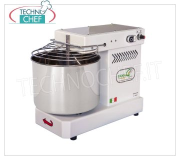 FAMAG - Grilletta, 10 Kg Spiral Mixer, 10 SPEED, mod. IM10 / 230 FAMAG professional spiral mixer with head and 13 liter fixed bowl, dough capacity 10 Kg, 10 SPEED, V 230/1, kW 0.4, Weight 35 Kg, dim.mm.530x300x430h