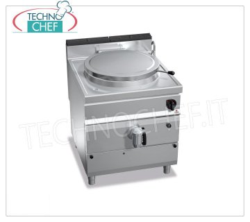 TECHNOCHEF - 200 lt Cylindrical Gas Pot, Direct Heating, Mod.G9P20D 200 lt. GAS CYLINDRICAL BOILER, BERTOS, MAXIMA 900 Line, HIGH-TECH MAXI Series, with direct heating, thermal power Kw.32,00, Weight 139 Kg, dim.mm.800x900x900h