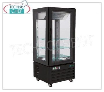Refrigerated display case, 4 display sides, ventilated, temp.+2°/+8°C, lt.280, Class C