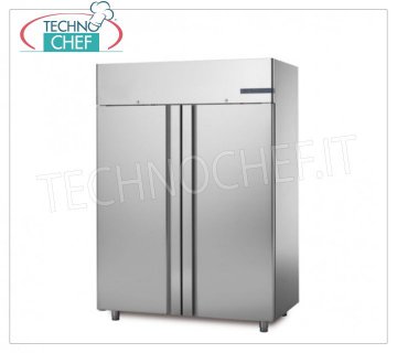 Freezer-Freezer Cabinet 2 Doors, lt.1400, Ventilated, Temp.-18°/-22°C, Class C Freezer-Freezer Cabinet 2 doors, with stainless steel structure, capacity lt.1400, temperature -18°/-22°C, ventilated refrigeration, Class C, V.230/1, Kw.1,708, Weight 200 Kg, dim. mm.1480x815x2085h