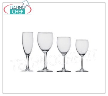 Glasses for the Table - complete coordinated series FLUTE GOBLET, ARCOROC, Princesa Temperate Collection