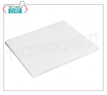 Polyethylene cutting boards GN 1/2 chopping board in high density polyethylene (HDPE), white color