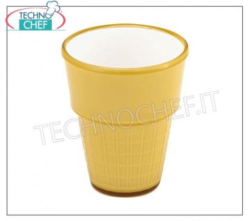 Solid methylsterene ice cream cup Solid methylsterene ice cream cup 0.38 l, height 11 cm - sold in quantities of 6 pieces