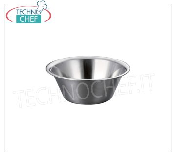 Salad bowls and bowls CONICAL SALAD BOWL WITH STAINLESS STEEL EDGES, Diameter Cm.32
