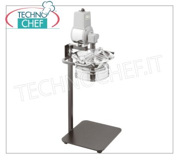 Food mill Electric vegetable mill, in stainless steel, with support, V 380/3, supplied disk with 3 mm holes