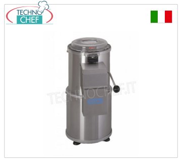 Cleaning brush Stainless steel mussel cleaner, production capacity 60 Kg/h, mussel load 3 Kg, V.400/3, Kw.0.37, Weight 39 Kg, dim.mm.350x550x700h