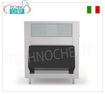 Ice storage, highly insulated, capacity 550 Kg, weight 142 Kg, dim.mm.1220x1128x1427h