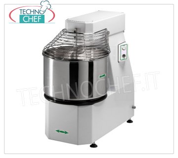 Fimar - Spiral mixer with liftable head and removable bowl of lt. 62, mod.50CNS Spiral mixer with lifting head and removable bowl of lt. 62, dough capacity 50 Kg, V.400 / 3, Kw.2,2, Weight 209 Kg, dimensions mm.920x530x940h
