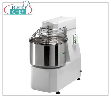 FIMAR - 50 kg spiral mixer, mod. 50SN, available three-phase v. 400/3 and 2 Speed ​​V. 400/3, 50 kg spiral mixer with 62 liter bowl, three-phase, V 400/3, kW 2.2, dim. mm 530x920x920h