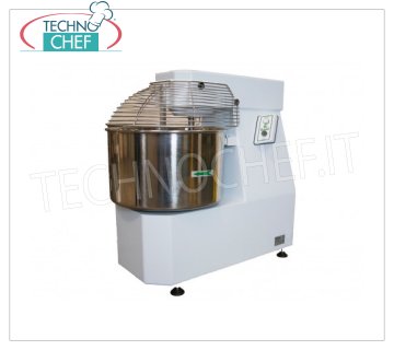 FIMAR - 50 Kg spiral mixer, mod. 50SN, available Three-phase see. 400/3 and 2 Speed V. 400/3, 50 kg spiral mixer with 62 liter bowl, three-phase, V 400/3 kW 2.2, dim. mm 530x920x920h
