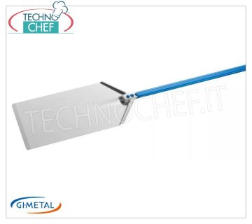 Gi-Metal - Aluminum shovel for Roman forceps, Blue Line, handle length 60 cm Aluminum shovel for Roman grip, Blue Line, light, flexible and resistant, dim.mm 230x400, handle length 600 mm.
