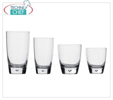 Glasses for water and wine GLASS, BORMIOLI ROCCO, Luna Collection