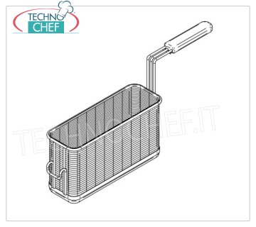 1/2 basket for electric pasta cooker mod.E6CP3B, dim.mm.100x292x158h