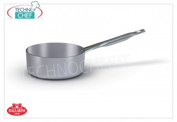 Ballarini - LOW CASSEROLE in Aluminum 1 handle, thickness 3 mm, Professional Low casserole 1 handle, 7000 SERIES, in ALUMINUM, diameter 200 mm, high 80 mm