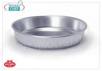 Ballarini - HIGH CONICAL CUP in 3 mm thick Aluminum with EDGE, Professional High conical cake pan with edge, 7000 SERIES, in ALUMINUM, diameter 220 mm, high 55 mm