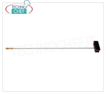 LILLY - Natural Fiber Brush for Oven, Mod.70931 Natural fiber brush for oven, with aluminum scraper and stainless steel handle, 165 cm.