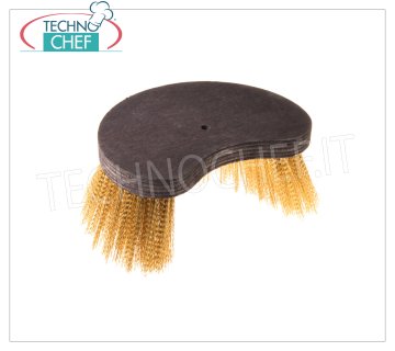 LILLY- Replacement half moon brass brush, Mod.70954 Replacement half moon brass mop for brush Mod.70929.