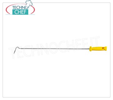 LILLY - Stainless Steel Bucapizza Hook, Mod.70956 Bucapizza hook in stainless steel, H 75 cm.