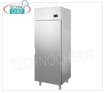 Technochef - Refrigerated Cabinet 1 Door, 700 lt, Ventilated, Temp.0°/+8°C, Class C 1 Door Refrigerator Cabinet, Professional, external structure in stainless steel, 700 lt, Temp.0°/+8°C, ECOLOGICAL in Class C, Gas R290, ventilated, V.230/1, Kw.0.24, Weight 80 Kg, dim.mm.720x800x2020h