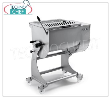 SIRMAN - Stainless steel meat mixer, 80 Kg tank capacity, mod.80XPBA Meat mixer in stainless steel, bowl capacity 80 Kg, removable stainless steel blades, V.400/3, Kw.0,55, Weight 90 Kg, dim.mm.1000x630x1030h
