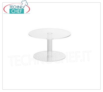 Cake stands Stand in plexiglass, h.10, diameter cm.19