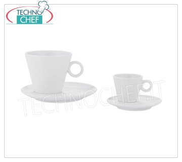 Porcelain coffee - cappuccino cups CUPS AND SAUCER, TOGNANA BRAND