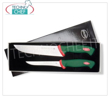 Sanelli - SET 2 PREMANA PROFESSIONAL KNIVES, Mod. 900602 Pack of 2 knives, PREMANA PROFESSIONAL line, consisting of: FRENCH KNIFE 22 cm, BONE KNIFE 16 cm.