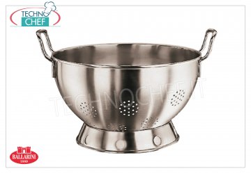 Ballarini Professionale - SPHERICAL COLANDER 2 handles in 18/10 STAINLESS STEEL, Series 9000 SPHERICAL COLANDER 2 handles, SERIES 9000, in 18/10 STAINLESS STEEL, diameter mm.320, height mm.180