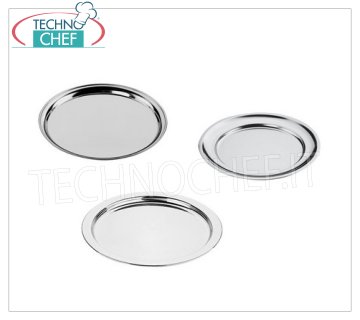 Stainless steel serving trays PINTI STAINLESS STEEL ROUND TRAY