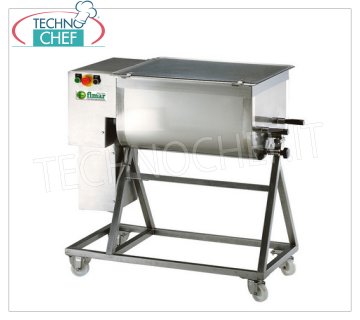 FIMAR - Stainless steel meat mixer, 2 blades, max bowl capacity 95 Kg, mod.95C2PN Meat mixer in stainless steel, with 95 Kg tilting bowl, 2 removable blades, V.400/3, Kw.1,5, Weight 110 Kg, dim.mm.1160x570x1040h