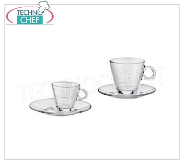 Glass coffee - cappuccino cups EASY BAR COFFEE CUP, BORMIOLI ROCCO, Glass Cups Collection