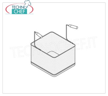 TECHNOCHEF - 1/2 basket for pasta cooker, Mod.9CS1 / 2 Basket 1/2 dim.mm.290x240x200h, for Pasta 900 Line Pasta Cooker