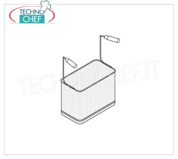 TECHNOCHEF - 1/3 basket for pasta cooker, Mod.9CS1 / 3 Basket 1/3 dim.mm.290x160x200h, for Pasta Cooker Line 900