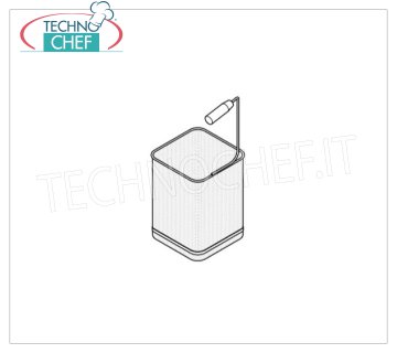 TECHNOCHEF - 1/6 LH basket for pasta cooker, Mod.9CS1 / 6 SX