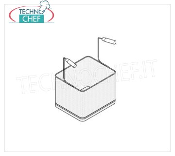 TECHNOCHEF - 2/3 basket for pasta cooker, Mod.9CS2 / 3 Basket 2/3 dim.mm.290x290x200h, for Pasta 900 Line Pasta Cooker