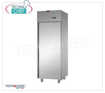 TECNODOM - Fridge Cabinet 1 door, lt.700, Professional, Ventilated, Mod AF07MIDMTN REFRIGERATOR CABINET 1 door, TECNODOM brand, capacity 700 liters, operating temperature -2 ° / + 10 ° C, ventilated refrigeration, Gastro-Norm 2/1, V.230 / 1, Kw.0,385, Weight 110 Kg, dim.mm.710x800x2030h