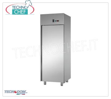 TECNODOM - 1 Door Fridge Cabinet, lt.700, Pastry, Professional, Ventilated, Mod AF07MIDMTNPS 1 door refrigerator cabinet, TECNODOM brand, stainless steel structure, capacity 700 liters, PASTRY, operating temperature -2 ° / + 8 ° C, ventilated refrigeration, Pastry Trays 600x400 mm, V.230 / 1, Kw.0,385 , Weight 120 Kg, dim.mm.710x800x2030h