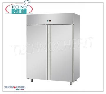 TECNODOM - Freezer-Freezer Cabinet 2 doors, 1400 lt, PASTRY, Negative Temperature 2 door freezer-freezer cabinet, TECNODOM brand, stainless steel structure, capacity 1400 litres, PASTRY, low temperature -18°/-22°C, ventilated refrigeration, PASTRY 600x400 mm trays, V.230/1, Kw.0 ,7,Weight 169 Kg,dim.mm.1420x800x2030h